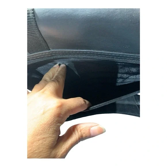 Solidex Black Leather Camera Video Equipment Bag with Gold Warranty